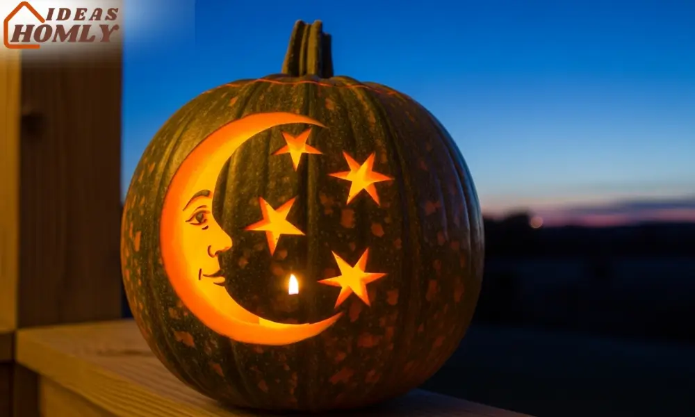 Two-Tone Pumpkin Carving Using Natural Color Contrast