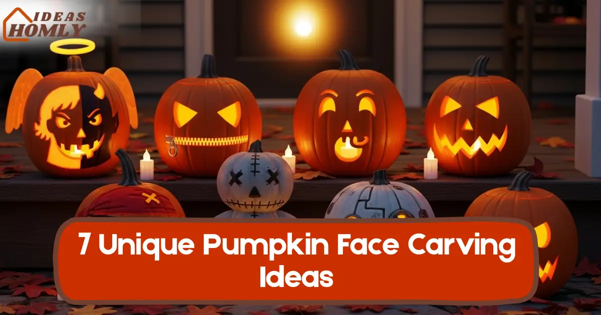 Unique Pumpkin Face Carving Ideas