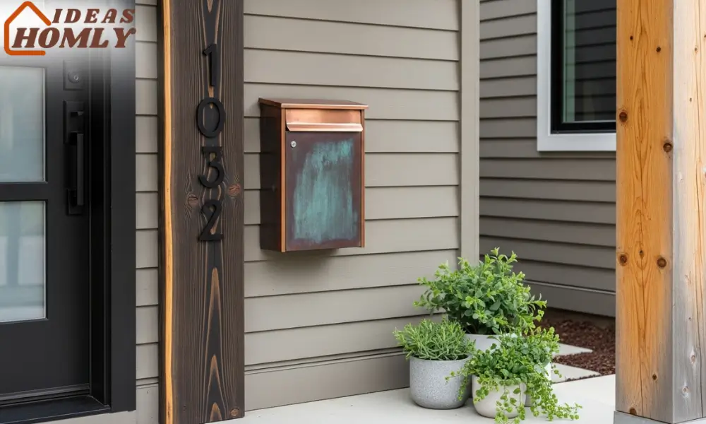 Vertical House Number Sign and Stylish Mailbox Upgrade