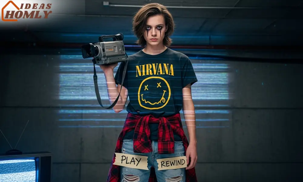 Analog Horror VHS Teen Costume 2025