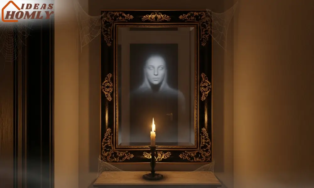 DIY Cursed Mirror Illusion for Halloween Hallways