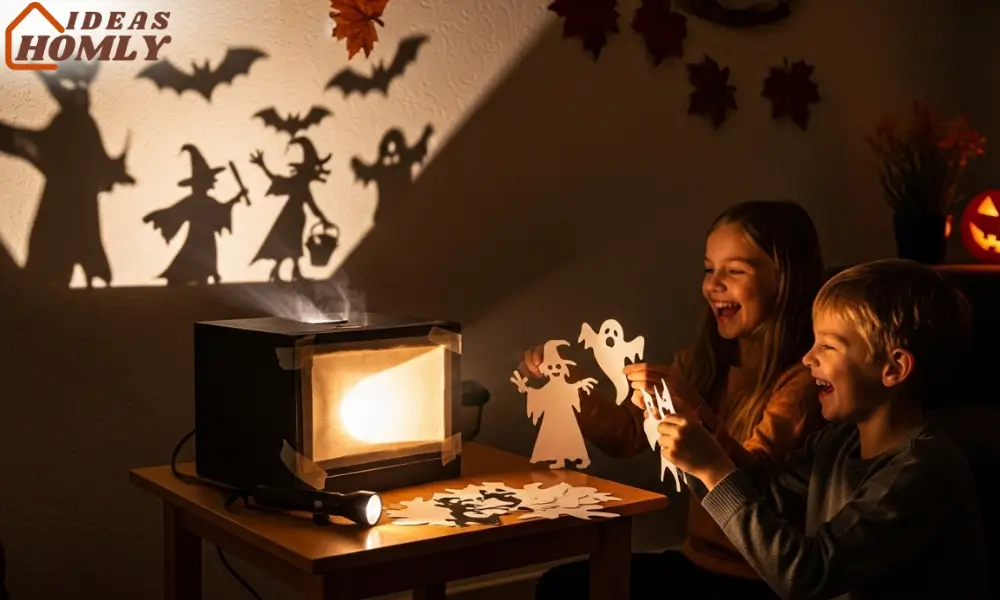 DIY Shadow Puppet Projector for Halloween Walls