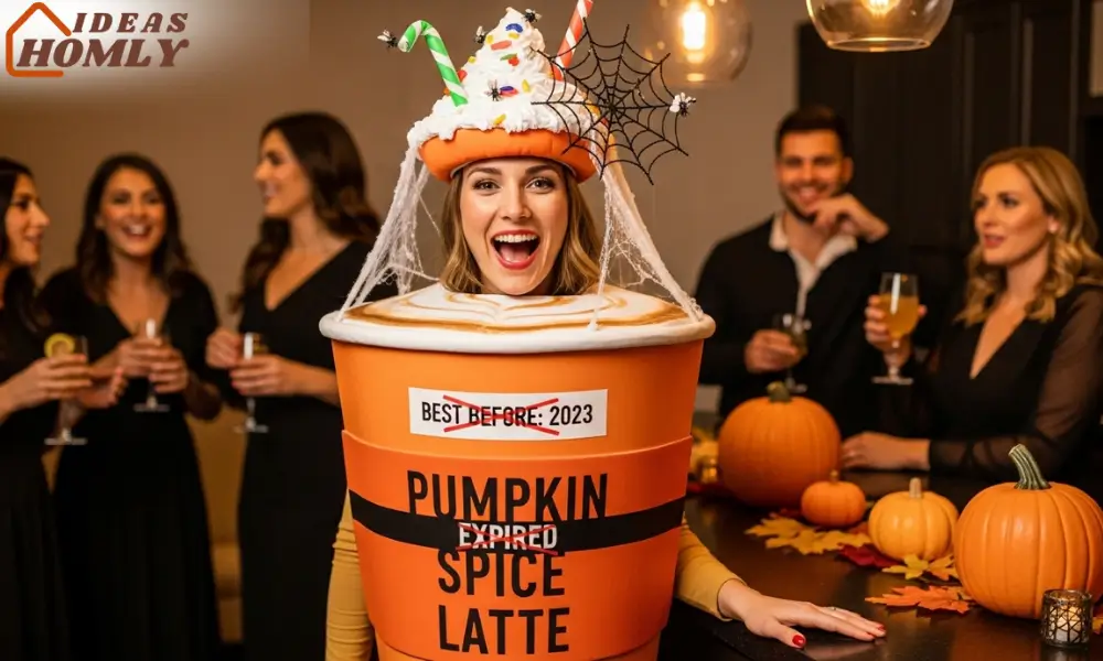 Expired Pumpkin Spice Latte Halloween Costume 2025