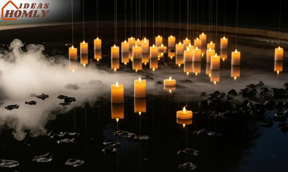 Floating Candle Lake DIY Halloween Decoration
