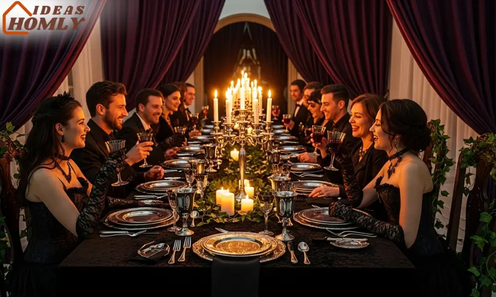 Gothic Castle Banquet Halloween Party 2025, Dark Fantasy Dining