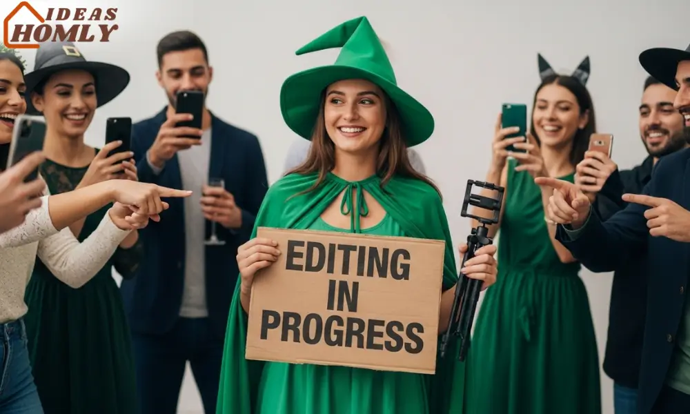 Green Screen Witch Halloween Costume Idea 2025