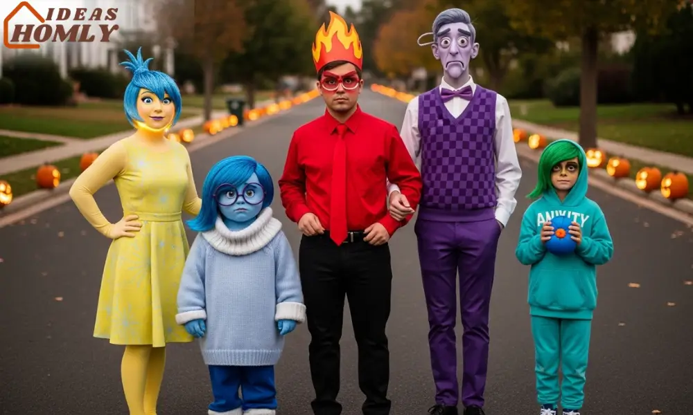 Inside Out 2 Family Halloween Costumes, Emotions in 2025