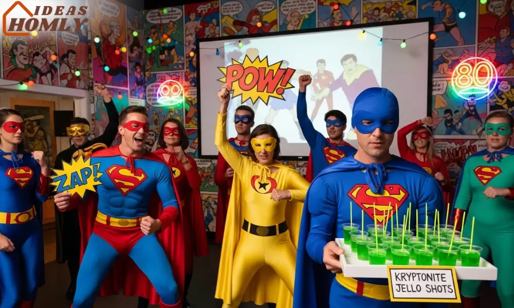 Retro Superhero Halloween Party 2025