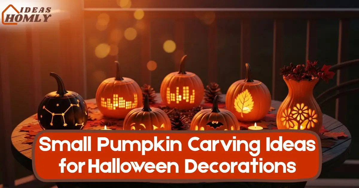 Small Pumpkin Carving Ideas for Stunning Halloween Decorations