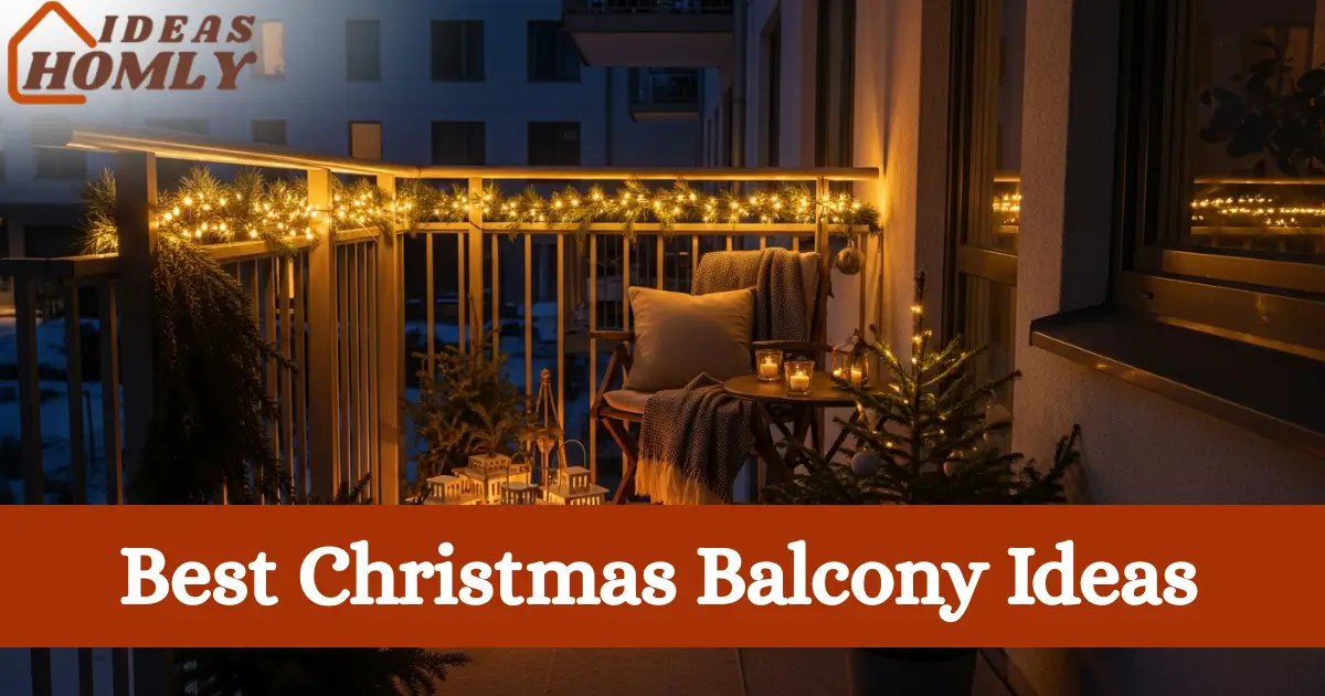 Best Christmas Balcony Ideas