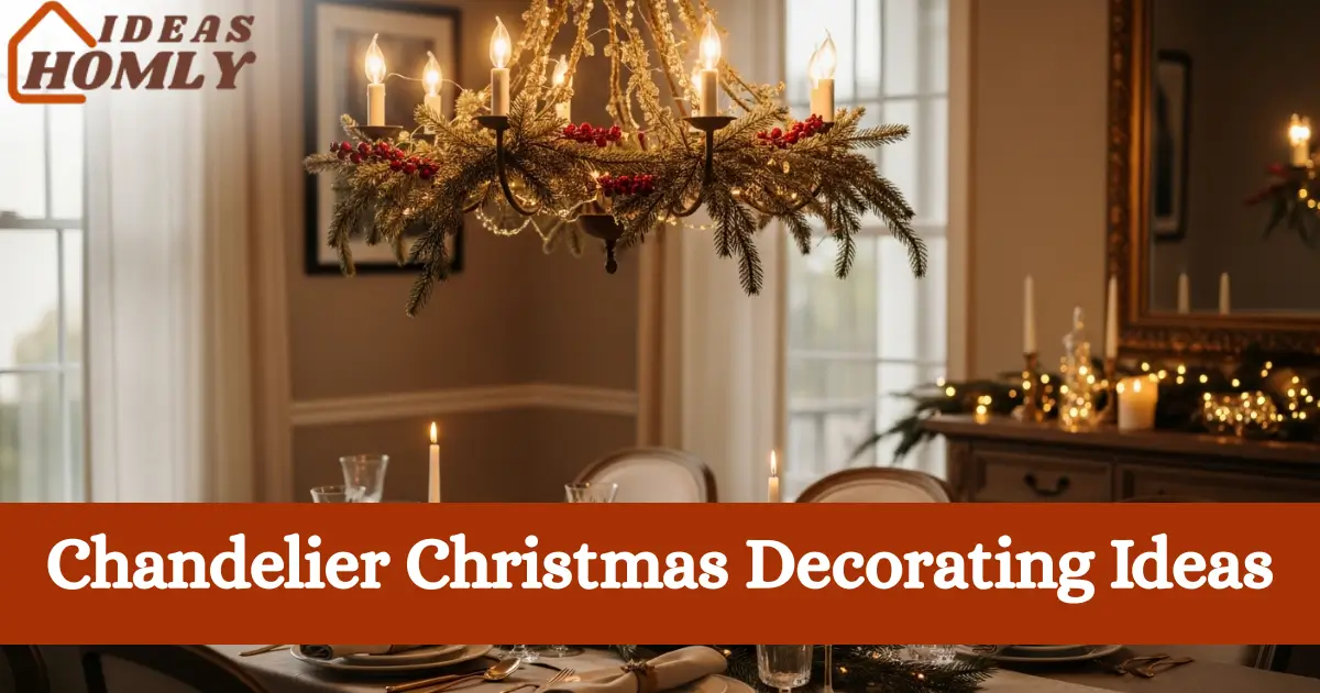 Chandelier Christmas Decorating Ideas