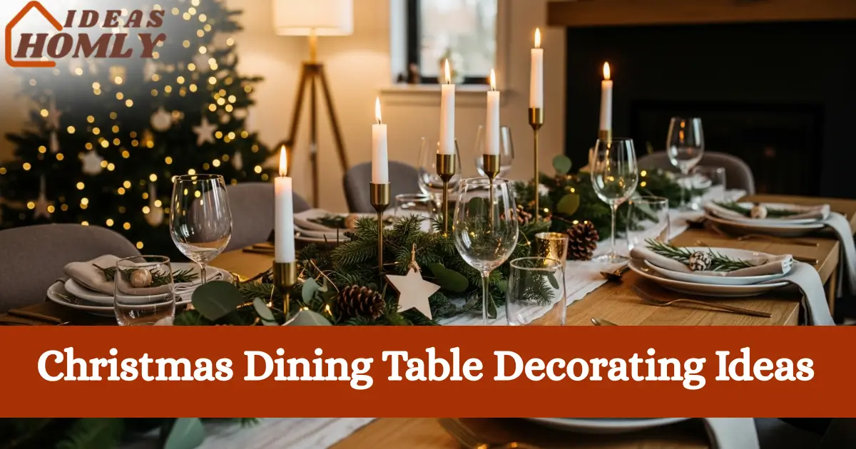 Christmas Dining Table Decorating Ideas