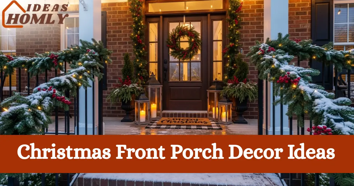 Christmas Front Porch Decor Ideas
