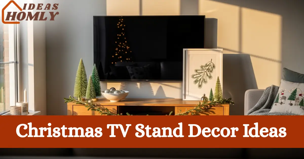 Christmas TV Stand Decor Ideas