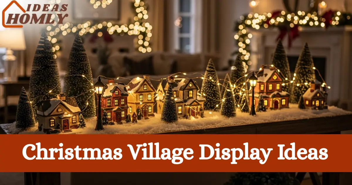 Christmas Village Display Ideas