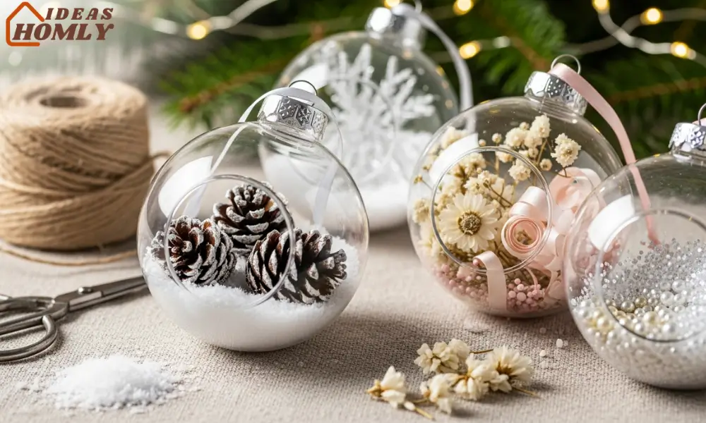 Clear Fillable Christmas Ornaments