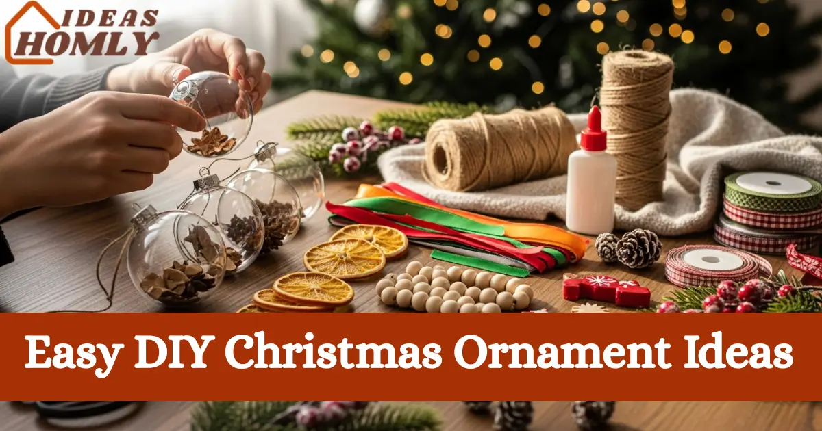 Easy DIY Christmas Ornament Ideas
