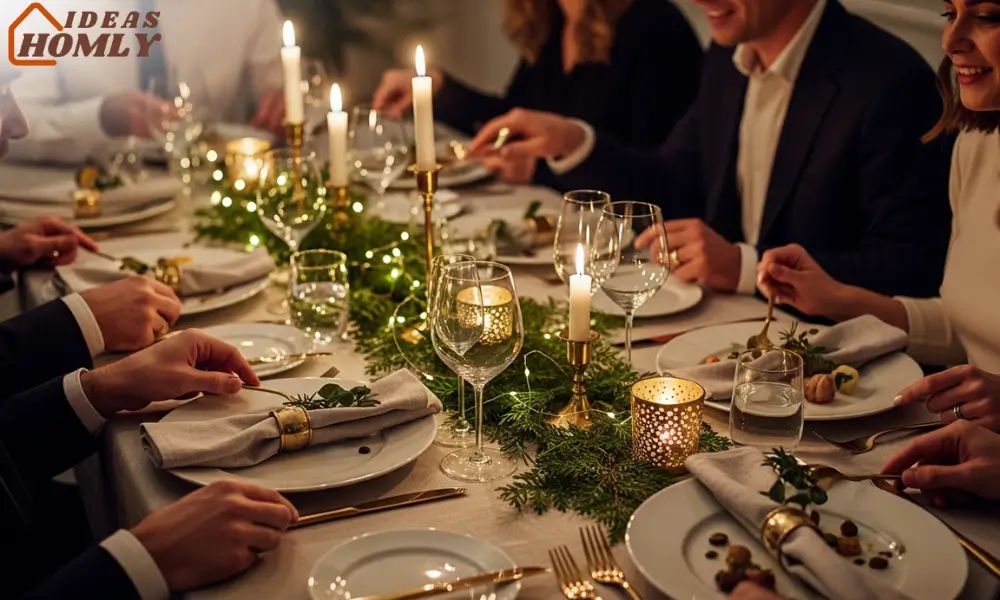 Elegant Metallic Themed Dinner Party