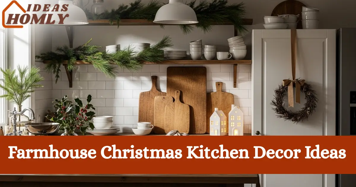 Farmhouse Christmas Kitchen Décor Ideas