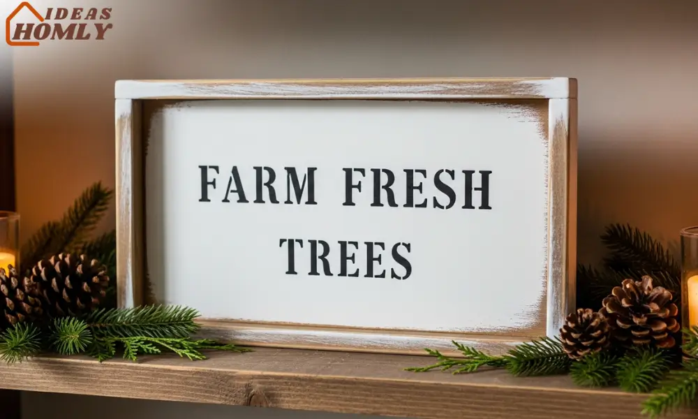 Faux Vintage Farmhouse Wood Sign Using Dollar Store Frame