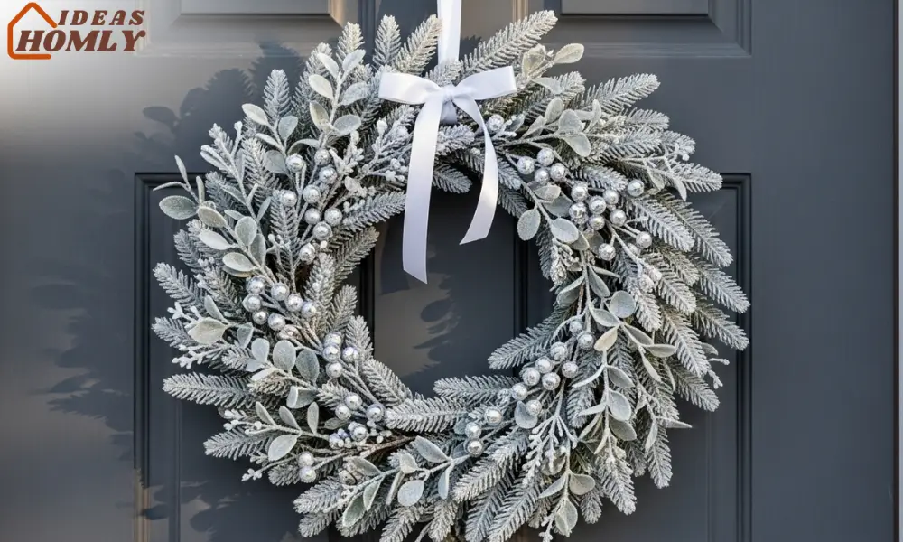 Frosted Silver Wreath