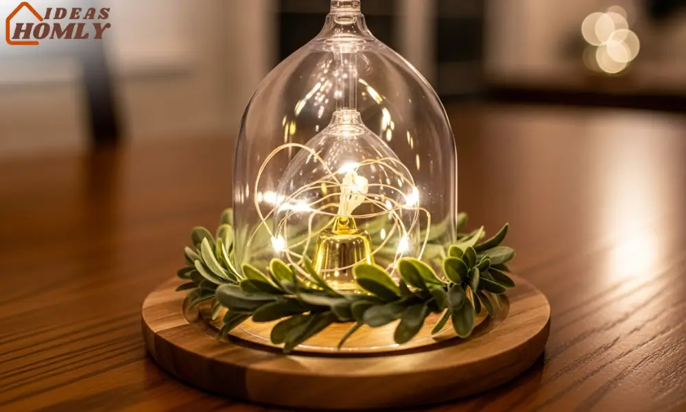 High End Bell Cloche Centerpieces