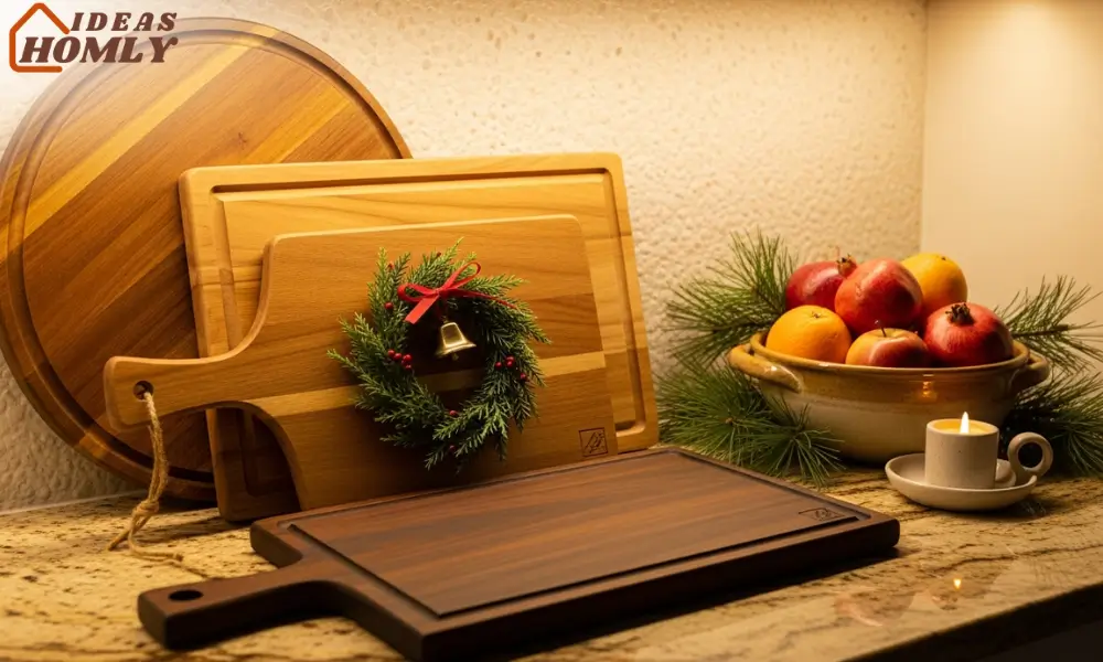 Holiday Cutting Board Display
