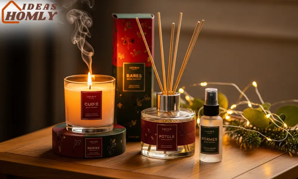 Holiday Scent Styling – Candles, Diffusers, and Warm Christmas Aroma Setup