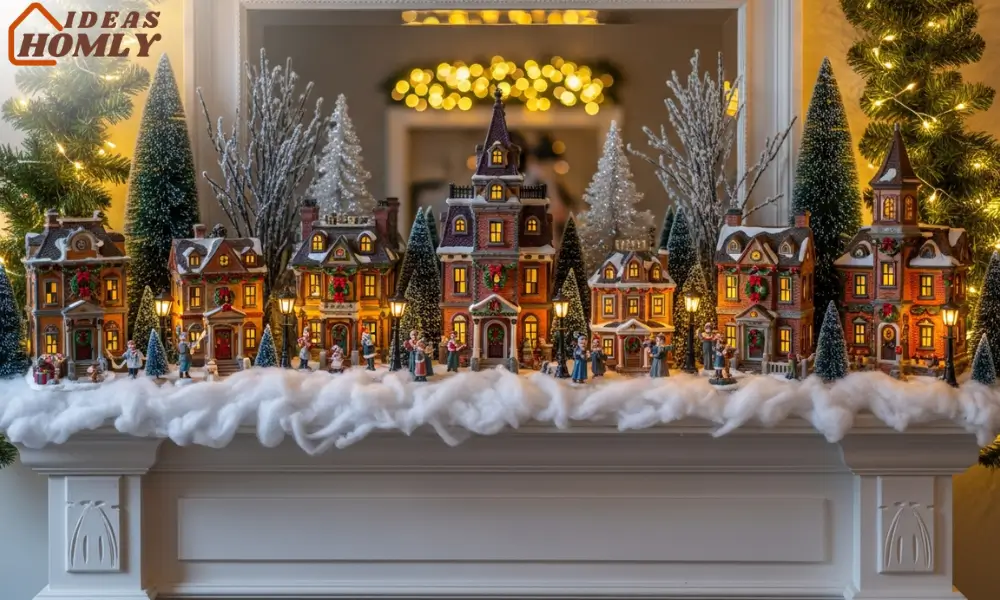 Mantel Christmas Village