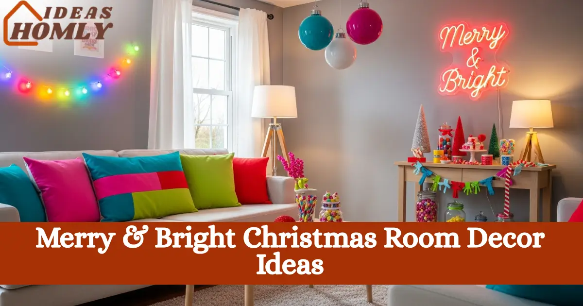 Merry & Bright Christmas Room Decor Ideas