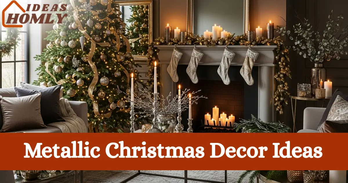 Metallic Christmas Decor Ideas