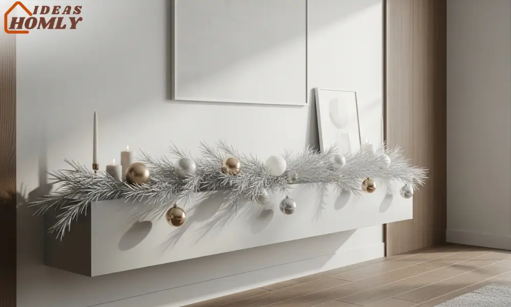 Minimalist Metallic or White Garland for Modern Homes