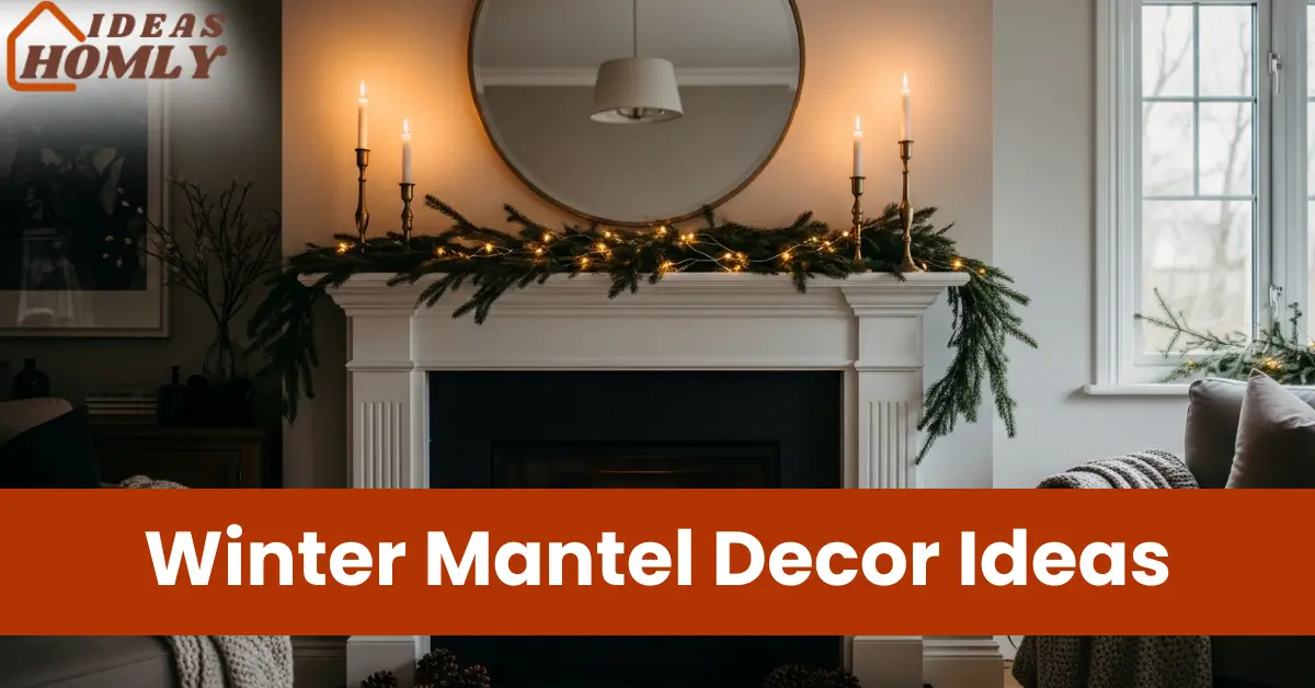Winter Mantel Decor Ideas