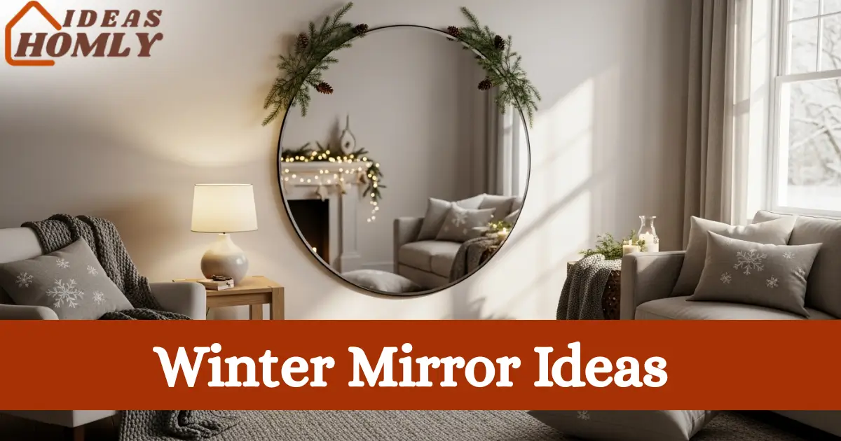Winter Mirror Ideas