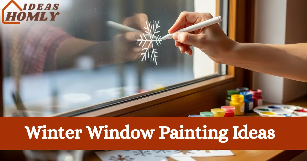 Winter Window Painting Ideas