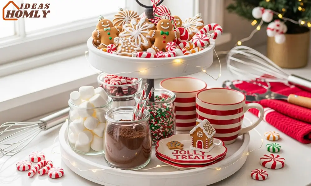 Candy and Cookie Themed Christmas Tray