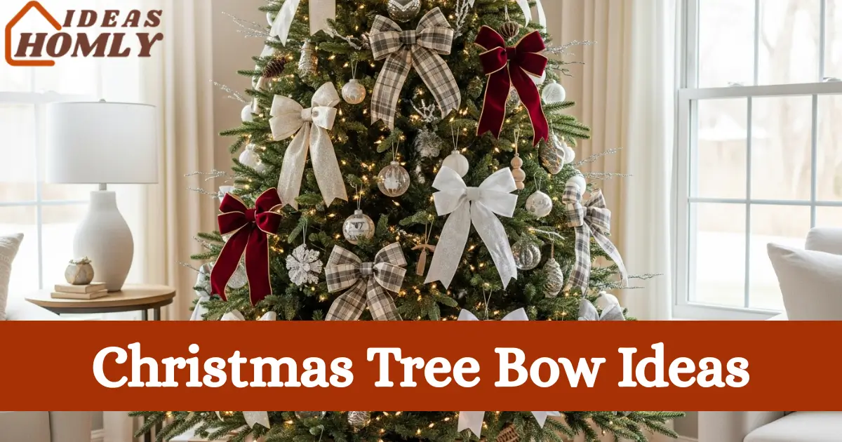 Christmas Tree Bow Ideas