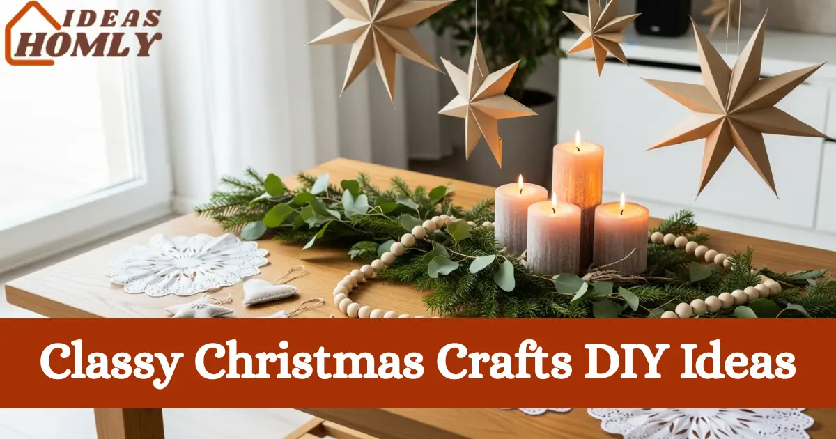 Classy Christmas Crafts DIY Ideas