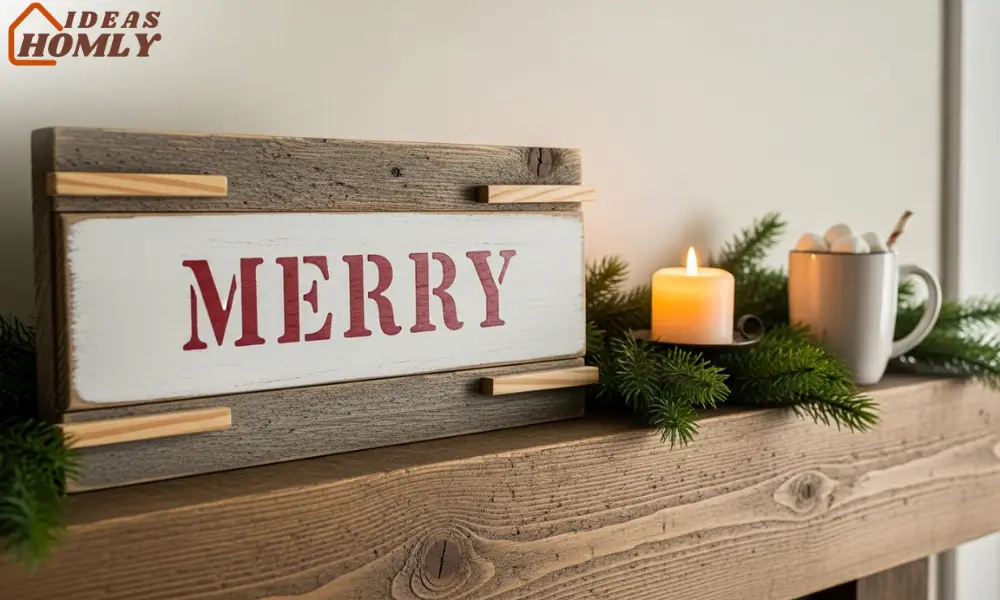 DIY Wooden Christmas Signs & Word Plaques