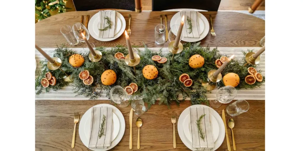 Evergreen & Pine Tablescape