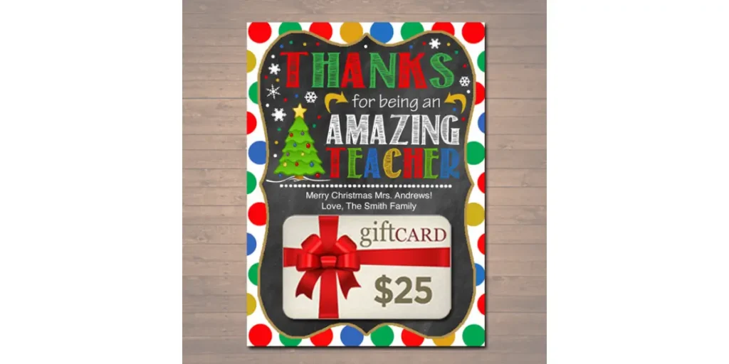 Christmas Teacher Gift Ideas