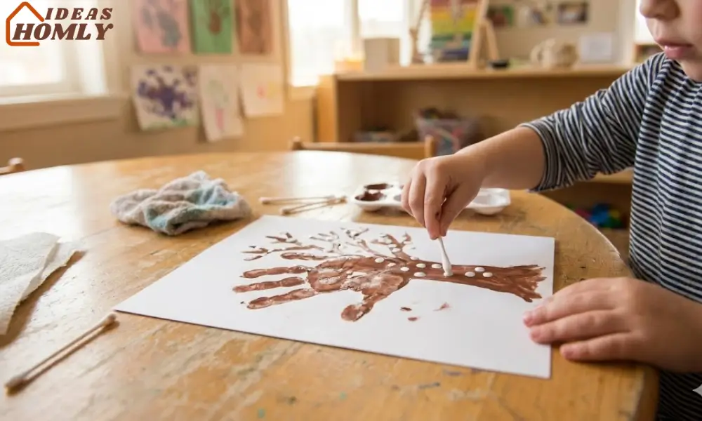 Handprint Winter Tree