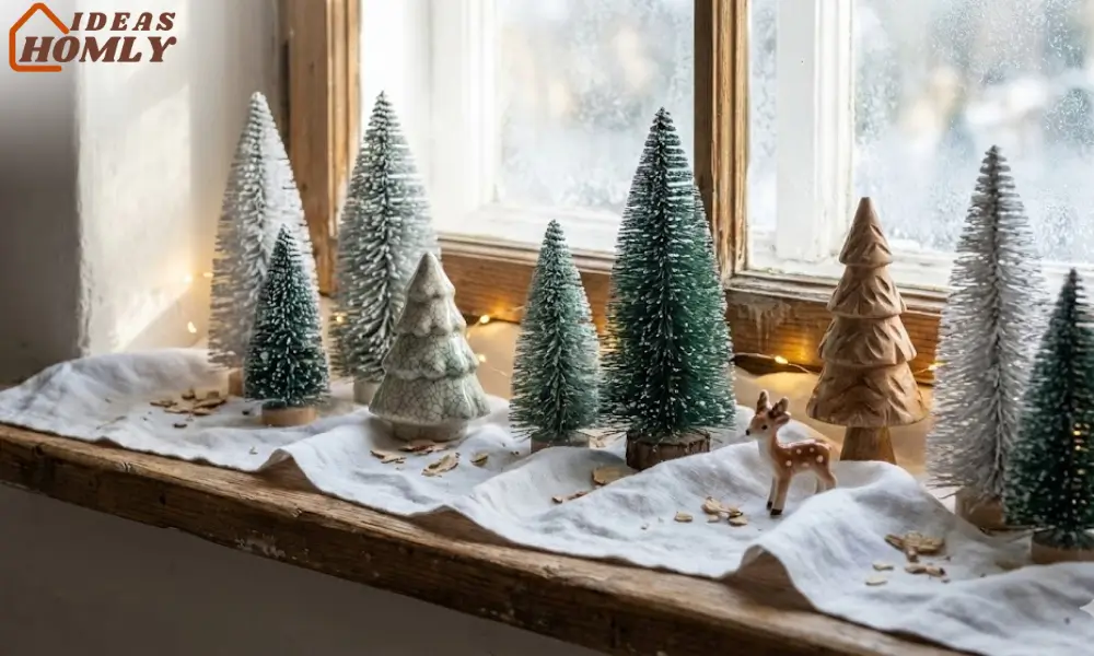 Mini Winter Windowsill Forest