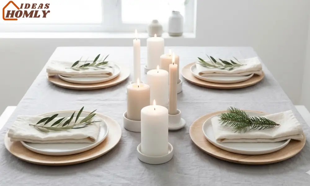 Nordic Winter Feast Tablescape