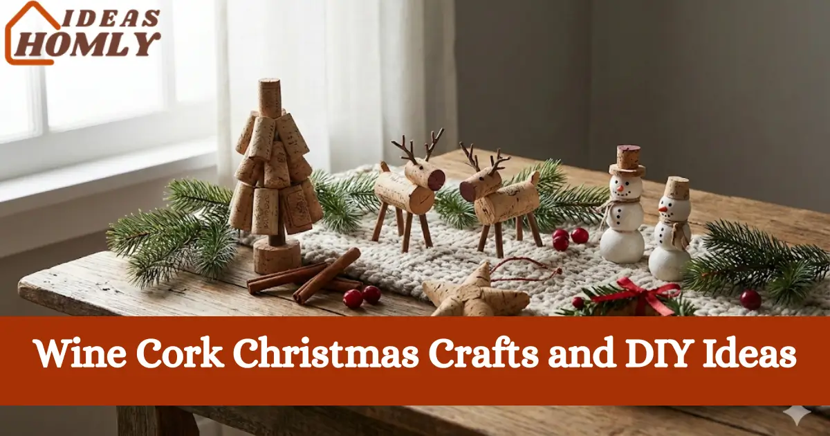 Wine Cork Christmas Crafts and DIY Ideas