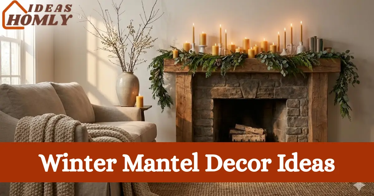 Winter Mantel Decor Ideas