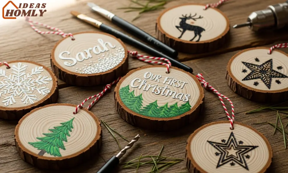 Wood Slice Ornaments and Gift Tags