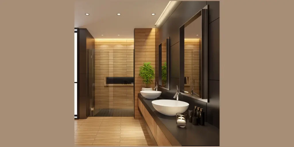 Accent Lighting for Bathroom Features