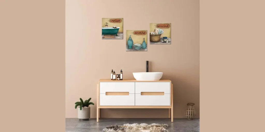 Artwork Above the Vanity