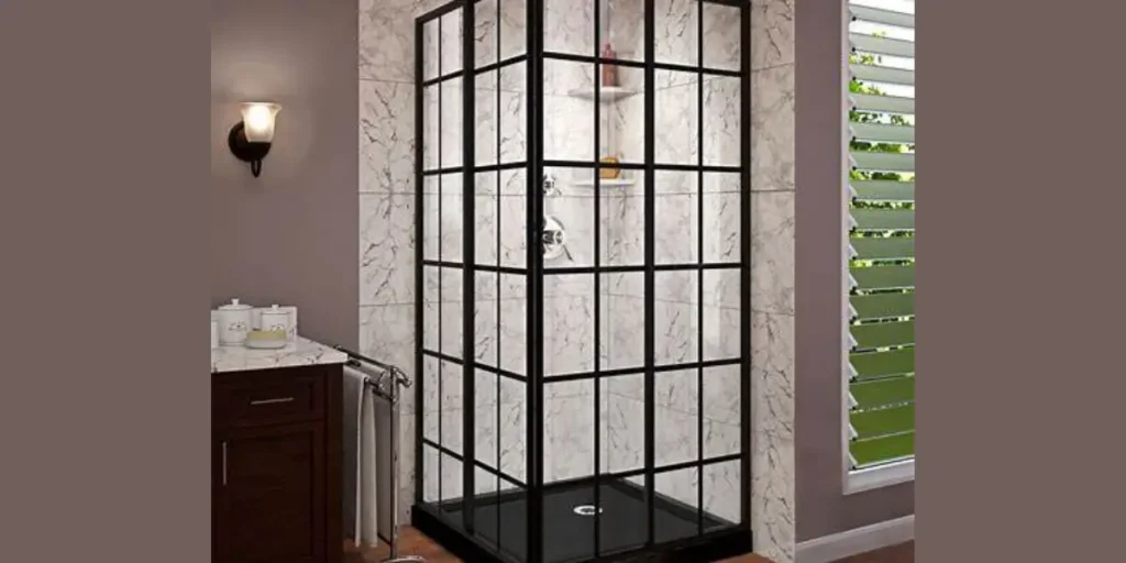 Black Frame Shower Enclosure